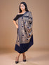 Women's Pure Wool Faux Pashmina Aari Embroidery Shawl